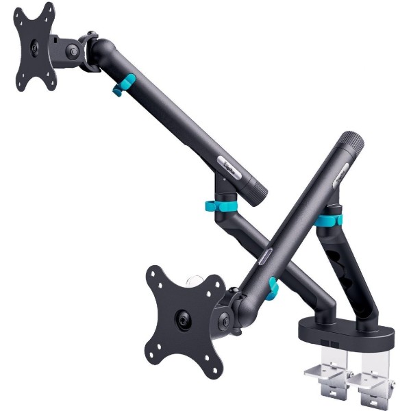 Фото - Крепление настольное Digitus Dual Monitor Clamp Black (DA-90471)