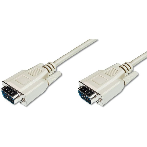 Фото - Кабель Digitus VGA 1.8 м White (AK-310100-018-E) Фото - Кабель Digitus VGA 1.8 м White (AK-310100-018-E)