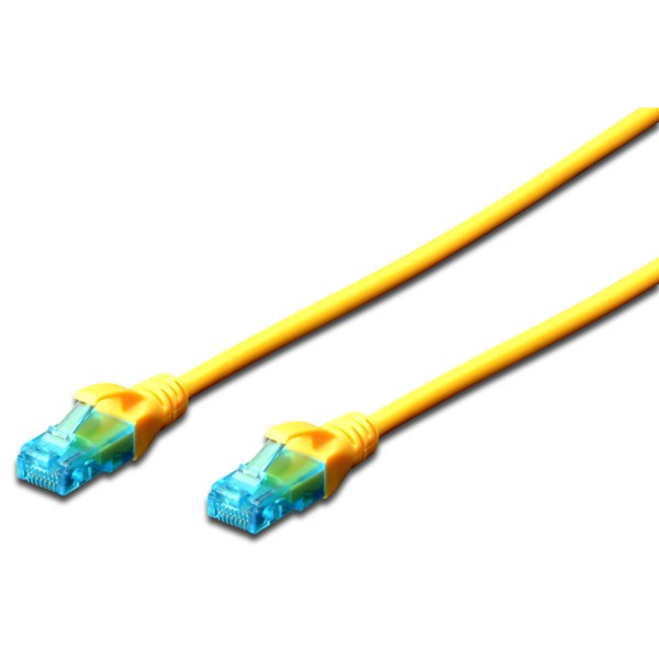 Фото - Кабель патч-корд Digitus CAT 5e UTP 0.5m Yellow (DK-1511-005/Y)