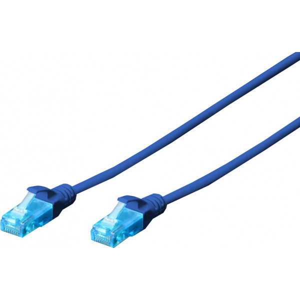 Фото - Кабель патч-корд Digitus CCA CAT 5e UTP 1m (DK-1512-010/B) Blue