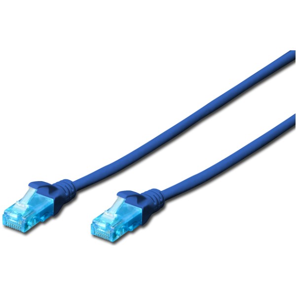 Фото - Кабель патч-корд Digitus CCA CAT 5e UTP 2m (DK-1512-020/B) Blue Фото - Кабель патч-корд Digitus CCA CAT 5e UTP 2m (DK-1512-020/B) Blue