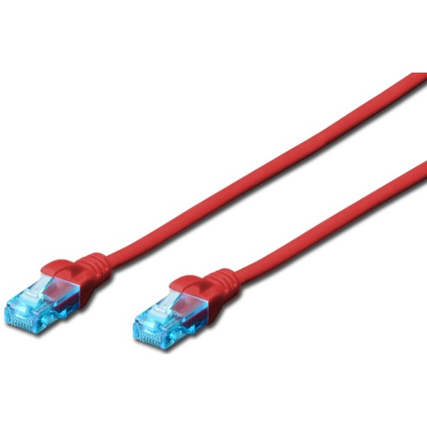 Фото - Кабель патч-корд Digitus CCA CAT 5e UTP 3m (DK-1512-030/R) Red