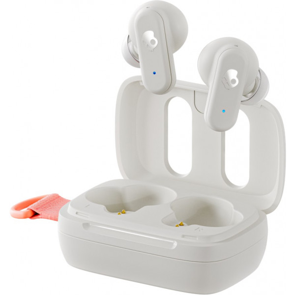 Фото - Навушники вкладиші бездротові TWS Skullcandy DIME 3 Bone/Orange Glow (S2DCW-R951) Фото - Навушники вкладиші бездротові TWS Skullcandy DIME 3 Bone/Orange Glow (S2DCW-R951)