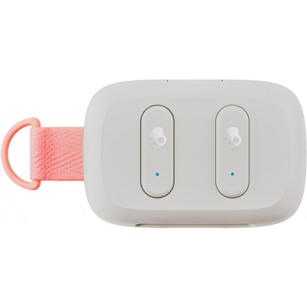 Фото - Навушники вкладиші бездротові TWS Skullcandy DIME 3 Bone/Orange Glow (S2DCW-R951)