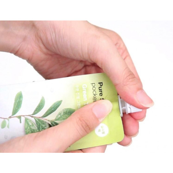 Фото - Маска для обличчя Missha Pure Source Pocket Pack нічна з екстрактом алое вера 10 мл (8806185781800)