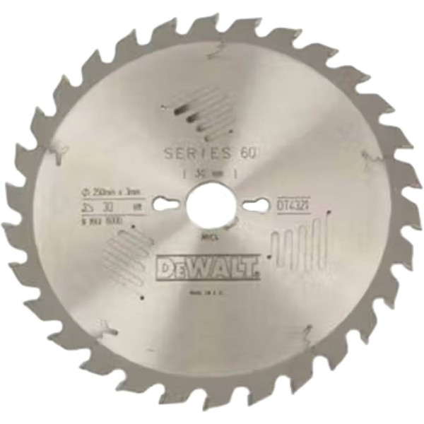 Фото - Диск пильний DeWALT EXTREME WORKSHOP 250 х 30 мм (DT4322)