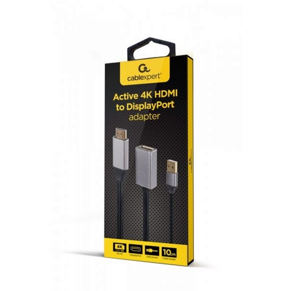 Фото - Перехідник Cablexpert HDMI-DisplayPort 0.1m (A-HDMIM-DPF-02)