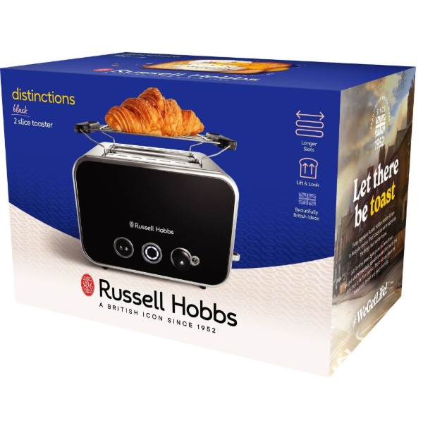 Фото - Тостер Russell Hobbs 26430-56 Distinctions 2-Slice Black