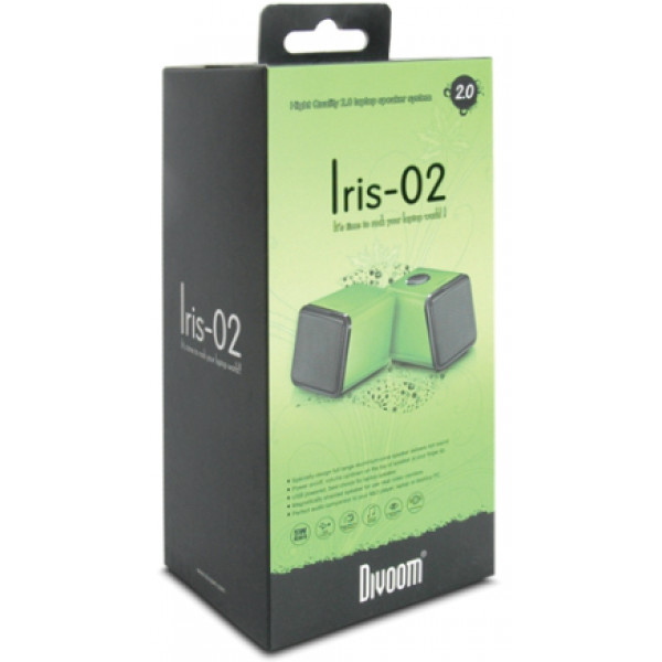 Фото - Компьютерная акустика Divoom 2.0 Iris-02 USB зеленый