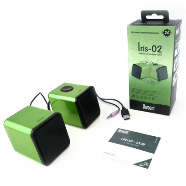 Фото - Компьютерная акустика Divoom 2.0 Iris-02 USB зеленый