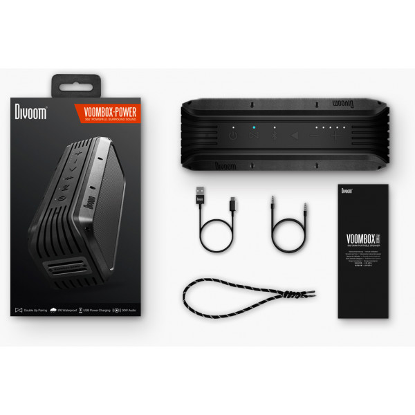 Фото - Портативная акустика Divoom Voombox-Power black