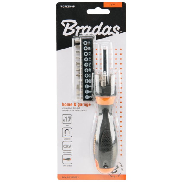Фото - Отвертка BRADAS  HOME & GARAGE (DIY-BIT10SET1)