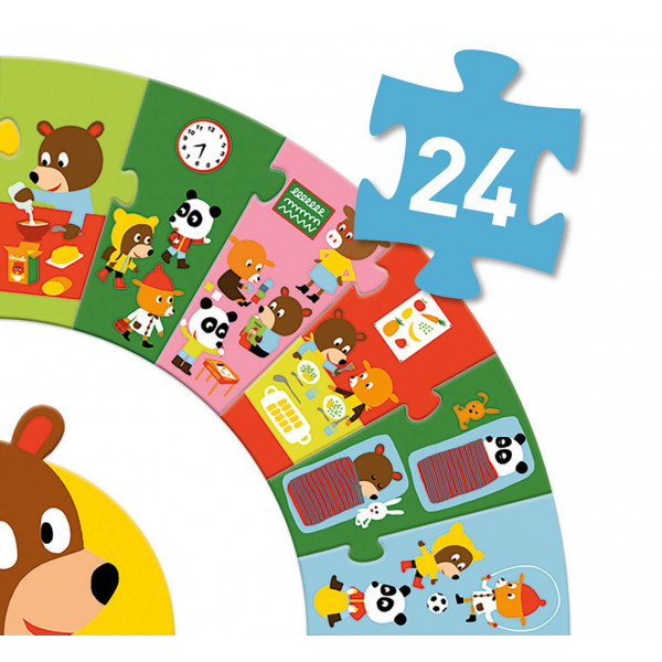 Фото - Пазлы (3-4 года) Djeco День медведика (DJ07015)