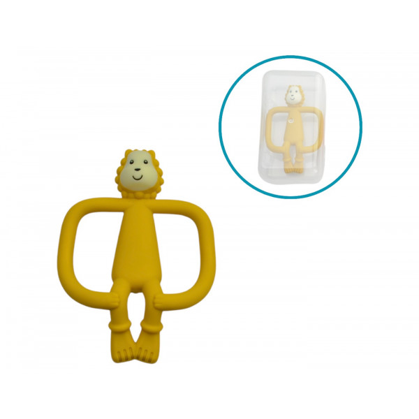 Фото - Прорізувач Lindo Мавпочка жовтий (DK 05 ж)