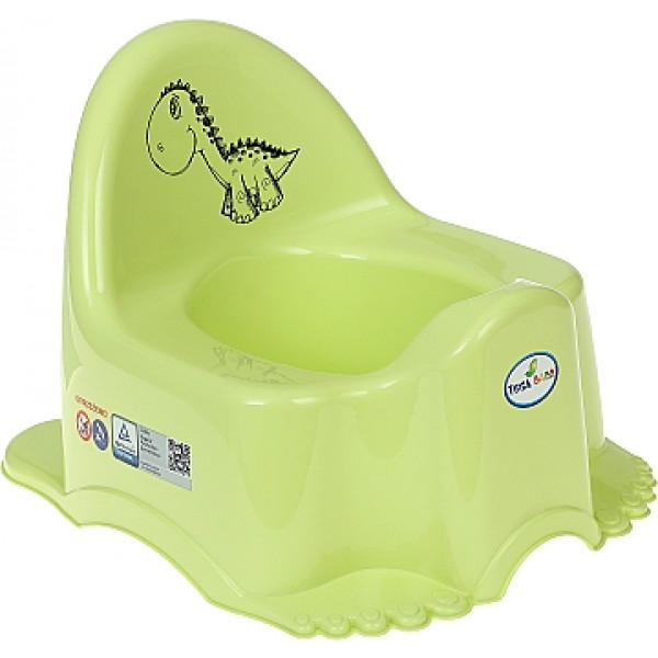 Фото - Горщик дитячий Tega Baby ЕСО Динозаврик Салатовий (DN-001-138)