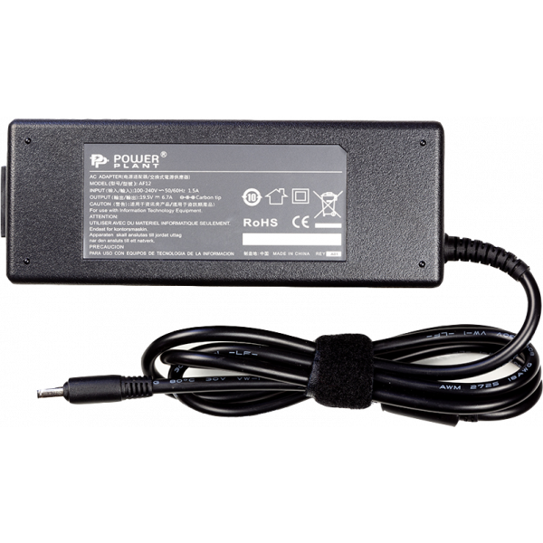 Фото - Зарядний пристрій для ноутбука PowerPlant Dell 220V 19.5V 130W 6.7A (DL130G4530)