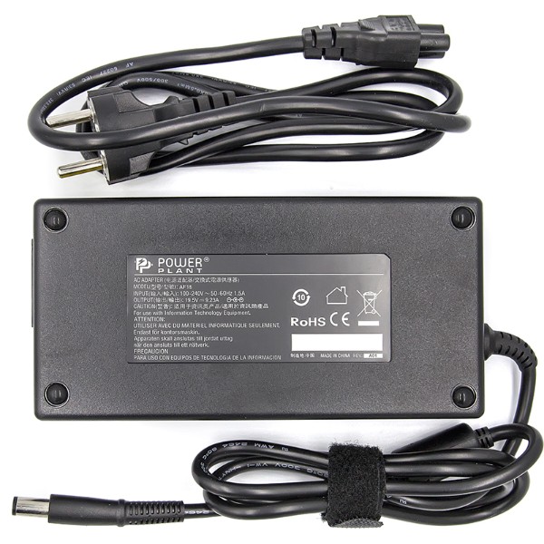 Фото - Зарядное устройство для ноутбука PowerPlant Dell 220V 19.5V 180W 9.23A (DL180G7450)