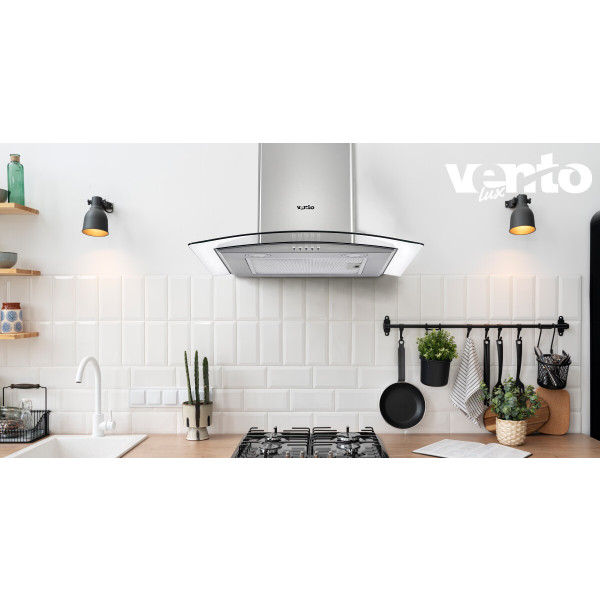 Фото - Вытяжка традиционная Ventolux FERRARA 60 INOX (700) PB