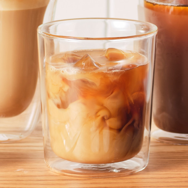 Фото - Уцінка - Набір склянок з подвійними стінками Delonghi DLSC318 2 шт. 400 мл