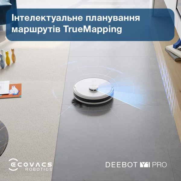 Фото - Робот-пилосос миючий Ecovacs Y1 PRO (DLX34 White)
