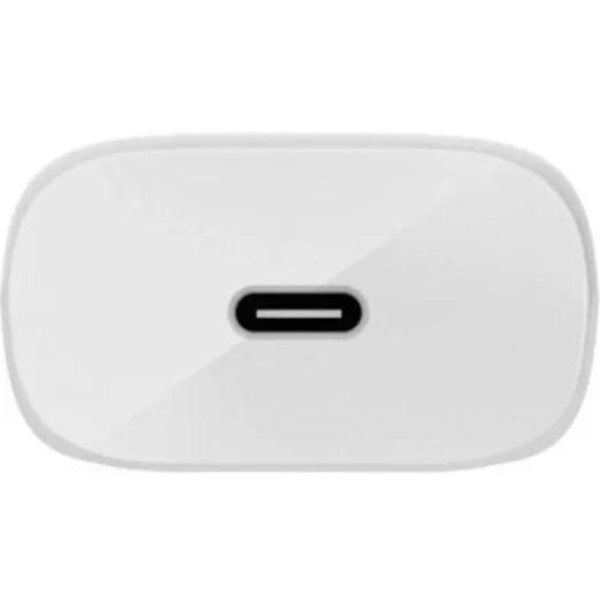 Фото - Сетевое зарядное устройство Denmen DC06 20W 3.6A USB-C White с кабелем Type-C - Type-C (DM-DC06T-WH)