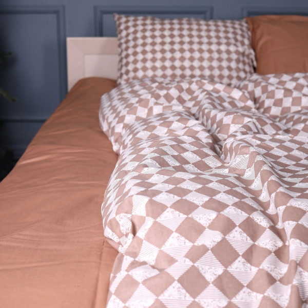 Фото - Комплект постільної білизни MirSon 175х210 см Ranforce Elite 17-0759 Cocoa Bliss (2200010936353)