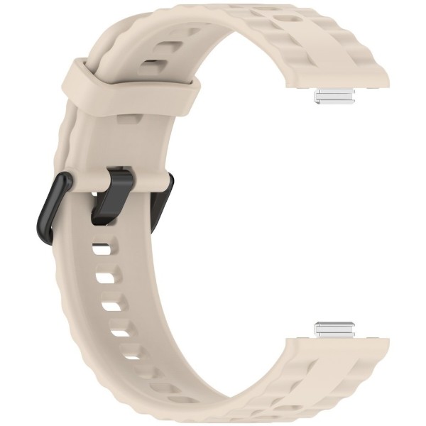 Фото - Ремешок для смарт-часов BeCover Ribbed Tape for Huawei Watch Fit 3 / Fit 4 / Fit 4 Pro Beige (714111)