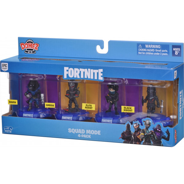 Фото - Колекційні фігурки набір Jazwares Domez Fortnite Launch Squad 4 шт. (DMZ0170)