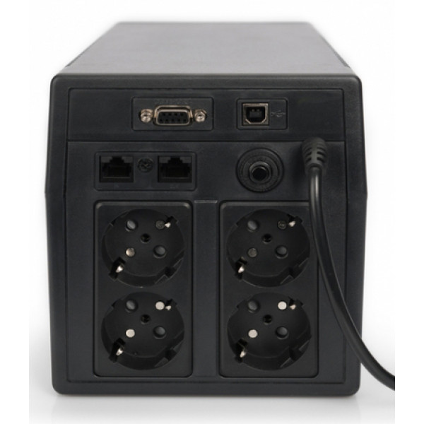 Фото - Источник бесперебойного питания Digitus 1000VA/600W,LCD,4xSchuko,RJ45,RS232,USB (DN-170074)