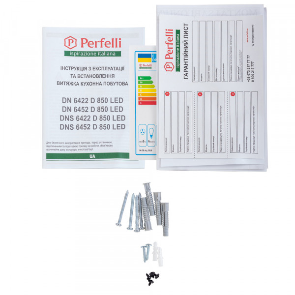 Фото - Витяжка декоративна Perfelli DN 6452 D 850 WH LED