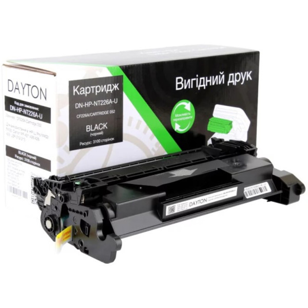 Фото - Картридж для лазерных принтеров/МФУ Dayton HP CF226A (26A), Canon 052 for LJ Pro M402 MF-421 (DN-HP-NT226A-U)