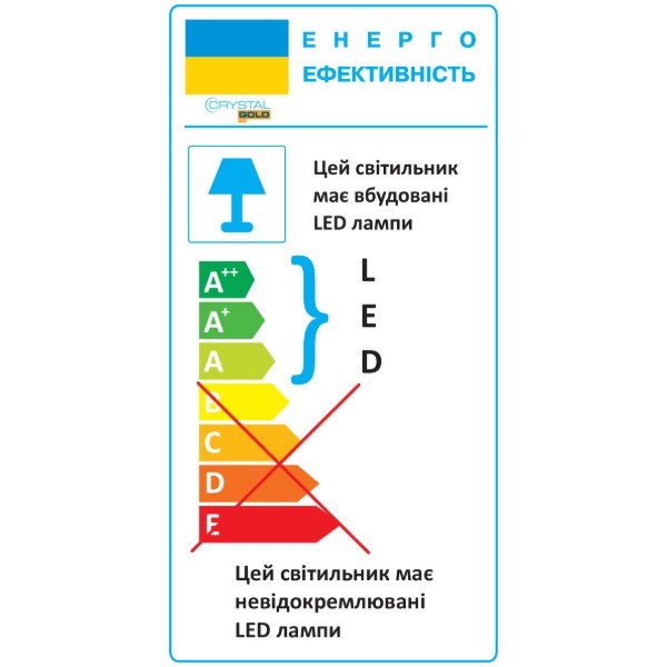 Фото - Светодиодный светильник Crystal Gold 10W IP 54 OPAL (DNL-028)
