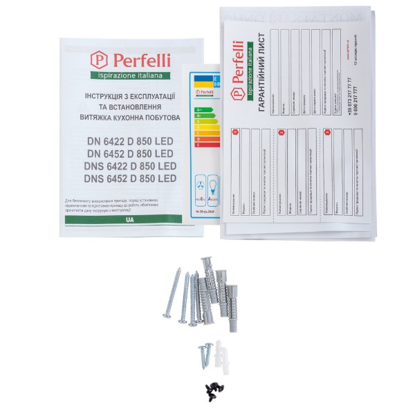 Фото - Вытяжка декоративная Perfelli DNS 6452 D 850 GR LED
