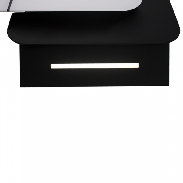 Фото - Вытяжка декоративная Perfelli DNS 9753 B 1100 WH/BL LED Strip