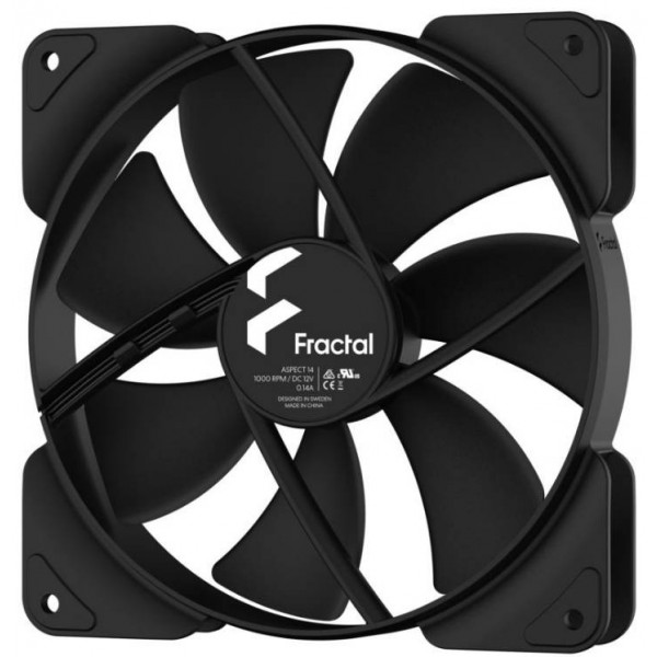 Фото - Корпусний вентилятор Fractal design Aspect 14 Black (FD-F-AS1-1401)