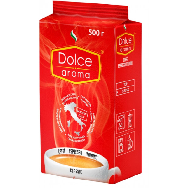 Фото - Кофе молотый Dolce Aroma Classic 500 г