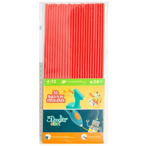 Фото - 3D-стержни 3Doodler 24 шт. (3DS-ECO03-RED-24)