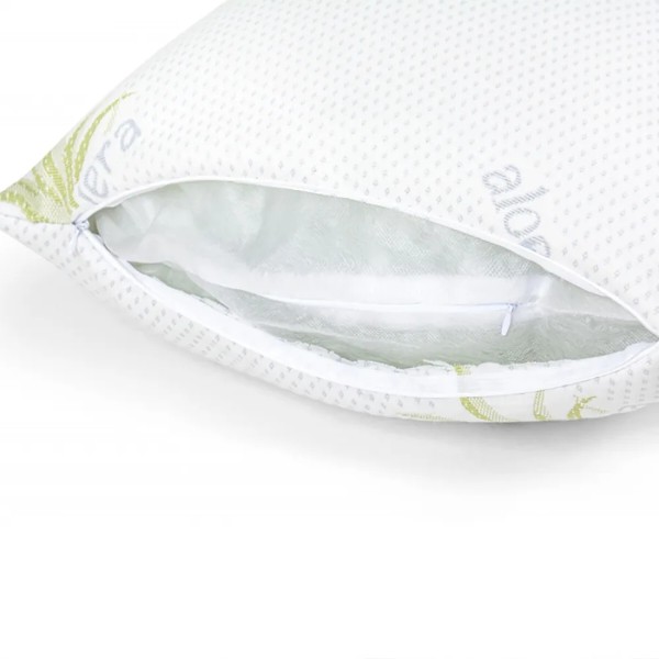 Фото - Подушка стандартная MirSon №800 Dorotea EcoSilk Hand made 70х70 см (2200003196900)