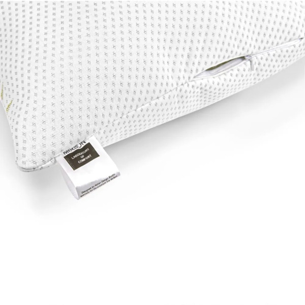 Фото - Подушка стандартна MirSon шовкова №732 Dorotea Silk Kapok пружна 50х70 см (2200001489110)