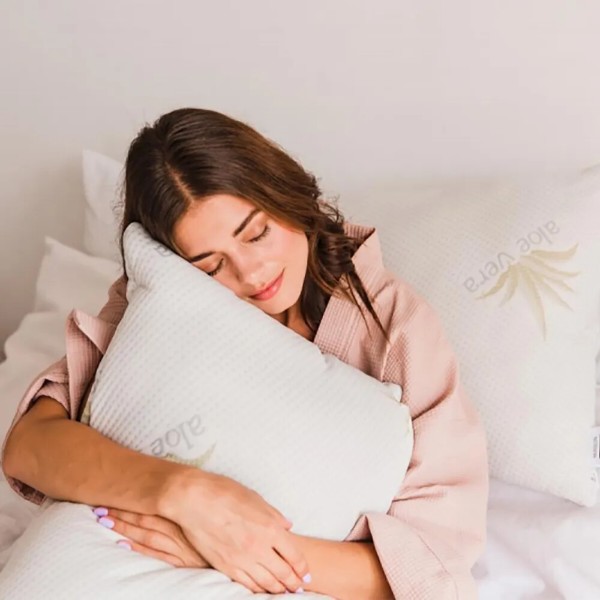 Фото - Подушка стандартна MirSon антиалергенна №717 Dorotea Ecosilk пружна 40х60 см (2200001484245)