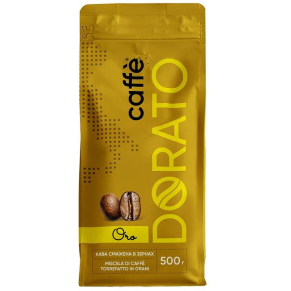 Фото - Кава в зернах DORATO ORO 500 г (8019650005268)
