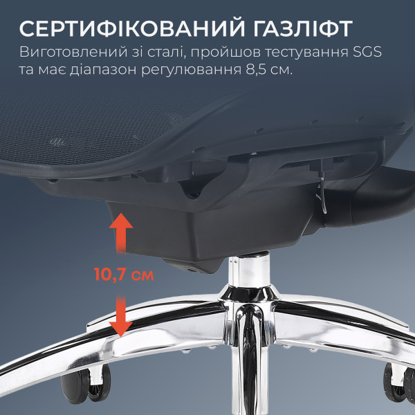 Фото - Кресло офисное Sihoo DORO C300 Pro Mesh Black (DORO-C300-PRO-M101)