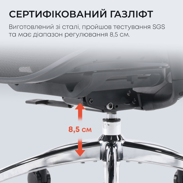 Фото - Кресло офисное Sihoo DORO C300L Mesh Black (DORO-C300L-A3-101)