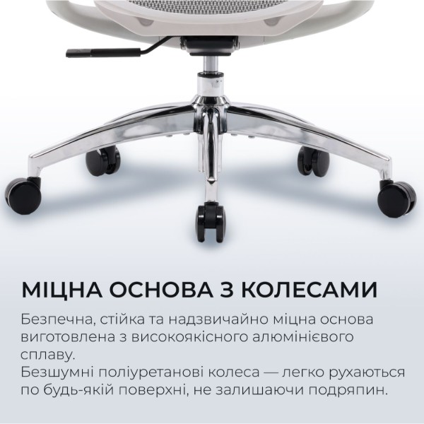 Фото - Кресло офисное Sihoo DORO C300L Mesh White (DORO-C300L-A3-102)