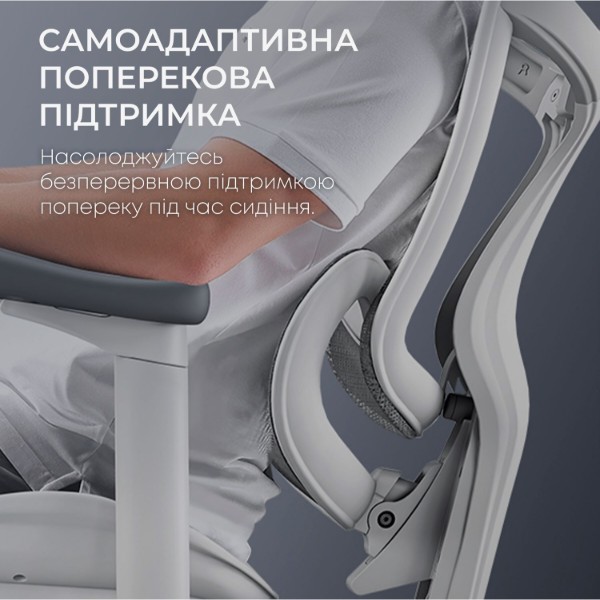 Фото - Кресло офисное Sihoo DORO C300L Mesh White (DORO-C300L-A3-102)