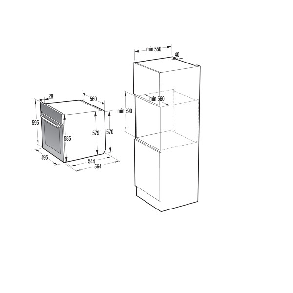 Фото - Духова шафа Gorenje BFS6148B