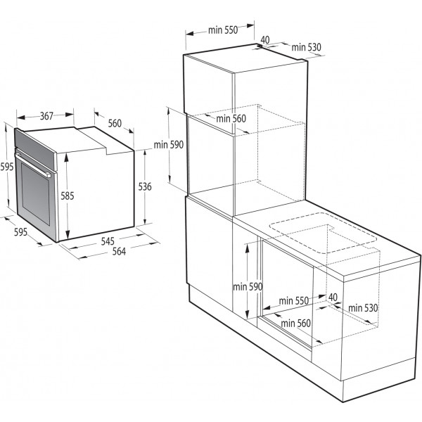 Фото - Уцінка - Духова шафа Gorenje BOS 6737 E20FBG #