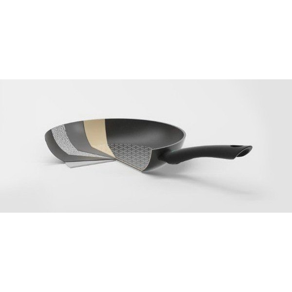 Фото - Сковорода ВОК TVS Diamante Induction 28 см б/крышки (DP793283310001)