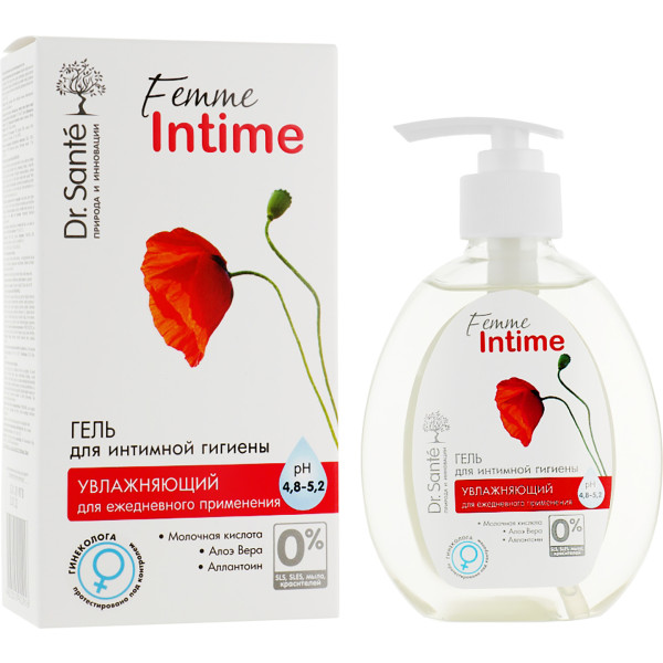 Фото - Гель для інтимної гігієни Dr. Sante Femme Intime 230 мл зволожуючий (4823015922916)