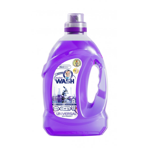 Фото - Гель для прання DOCTOR WASH універсальний 2100 г, 80 циклів